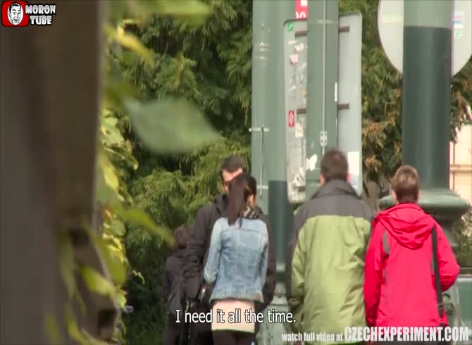 Video :She conducts a social experiment by asking random people if they would like to sleep with her